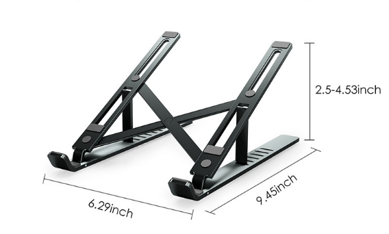 Notebook computer bracket heat-dissipation portable notebook aluminum alloy adjustable bracket universal