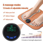 Smart EMS Home Foot Pad Pulse Meridian Foot Pad Microcurrent Foot Massager Acupoint Foot Therapy Machine