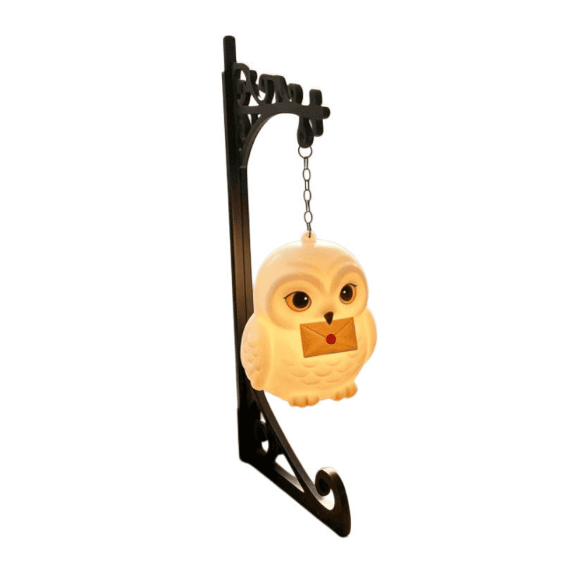 New cross-border Magic Owl Bookend Lamp hanging magic owl bookshelf lamp metal craft