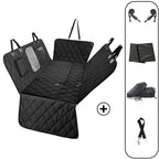 Rigid board support car pet mat for rear seats, fully enclosed, removable, washable, extended, heavy-duty dog car mat.