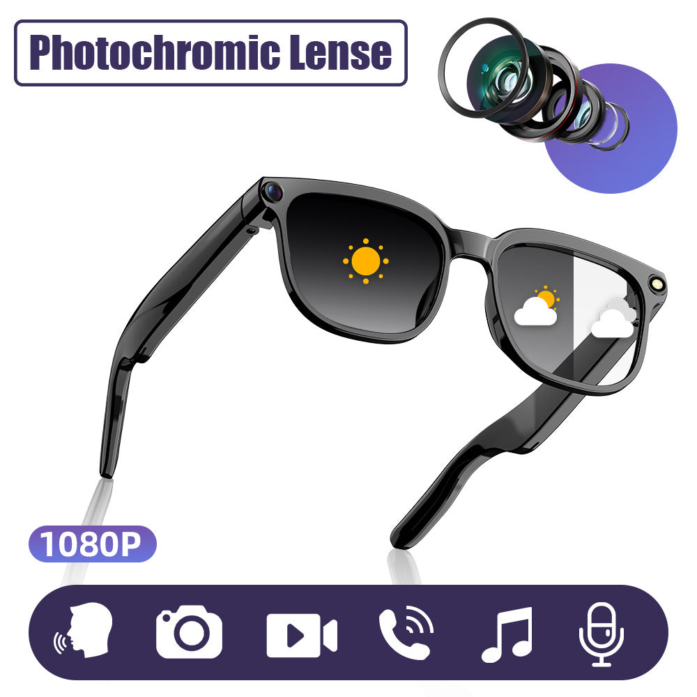 Amazon's best-selling smart glasses feature an 8MP camera for taking photos and recording videos, AI translation, Bluetooth music, and ENC calls.