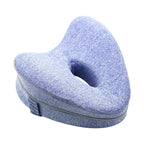 Heart-shaped memory foam leg pillow, knee pillow, footrest, leg raise pillow, anti-pressure yoga leg pillow