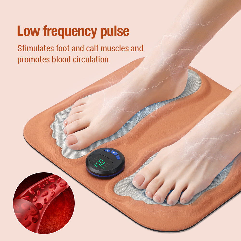 Smart EMS Home Foot Pad Pulse Meridian Foot Pad Microcurrent Foot Massager Acupoint Foot Therapy Machine
