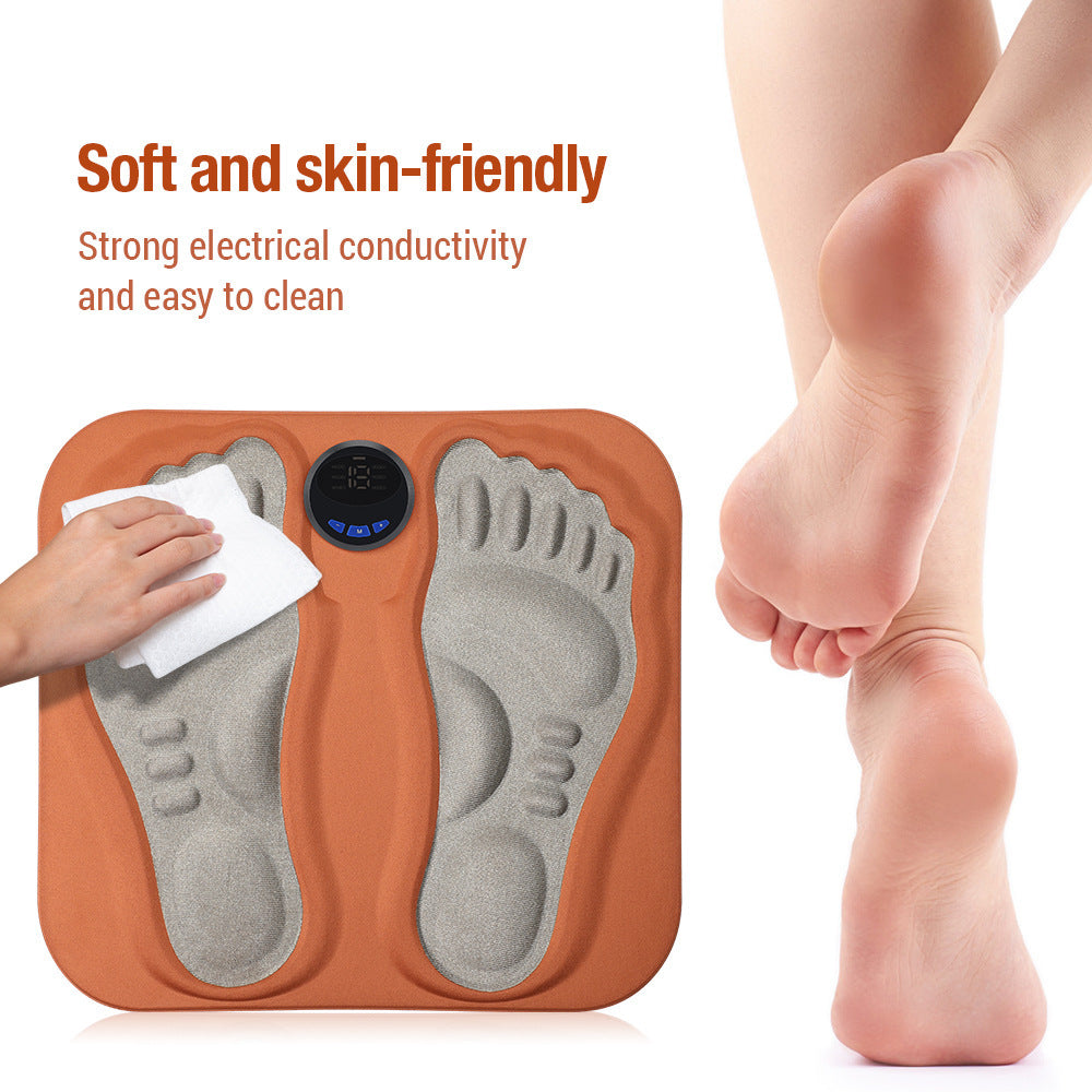 Smart EMS Home Foot Pad Pulse Meridian Foot Pad Microcurrent Foot Massager Acupoint Foot Therapy Machine