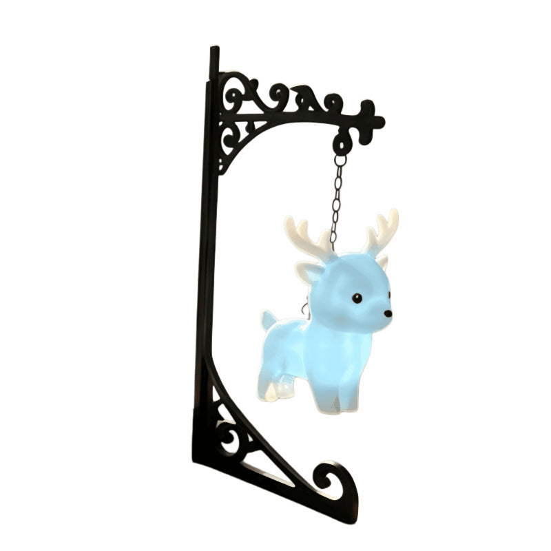 New cross-border Magic Owl Bookend Lamp hanging magic owl bookshelf lamp metal craft